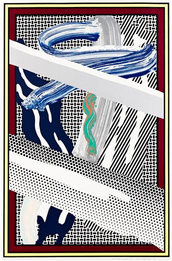 ROY LICHTENSTEIN (1923 - 1997) Reflections on Expressionist Painting.                                                                            
